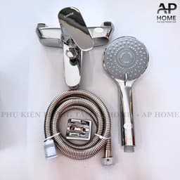 Sen tắm nóng lạnh hàng chính hãng LUXTA L2210 đồng thau mạ crome sáng bóng bảo hành 36 tháng 7