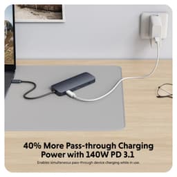 Cổng Chuyển Hyperdrive Next 10 Port Usb-C Cho Laptop Type-C sang HDMI USB-A micro SD 4