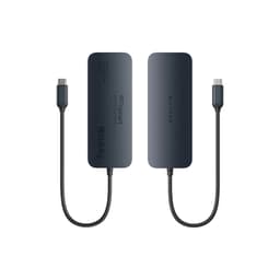 Cổng chuyển Hyperdrive next 11in1 chuyển cổng USB-C sang HDMI USB-A Micro SD 3.5mm 2