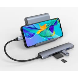 Cổng chuyển Hyperdrive bar 6in1 Usb-C cho máy tính laptop 2