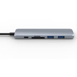 Cổng chuyển Hyperdrive bar 6in1 Usb-C cho máy tính laptop 4