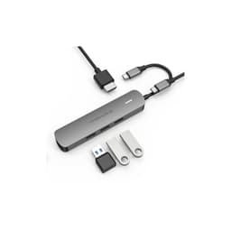 Cổng chuyển Hyperdrive bar 6in1 Usb-C cho máy tính laptop 3