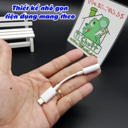 [Có Chip DAC ZIN] Jack Chuyển Cổng Type-C ra 3.5mm Tai Nghe 3ly5 Chính Hãng Google Pixel, Nghe TO-ẤM Cho Mọi Máy ANDROID 2