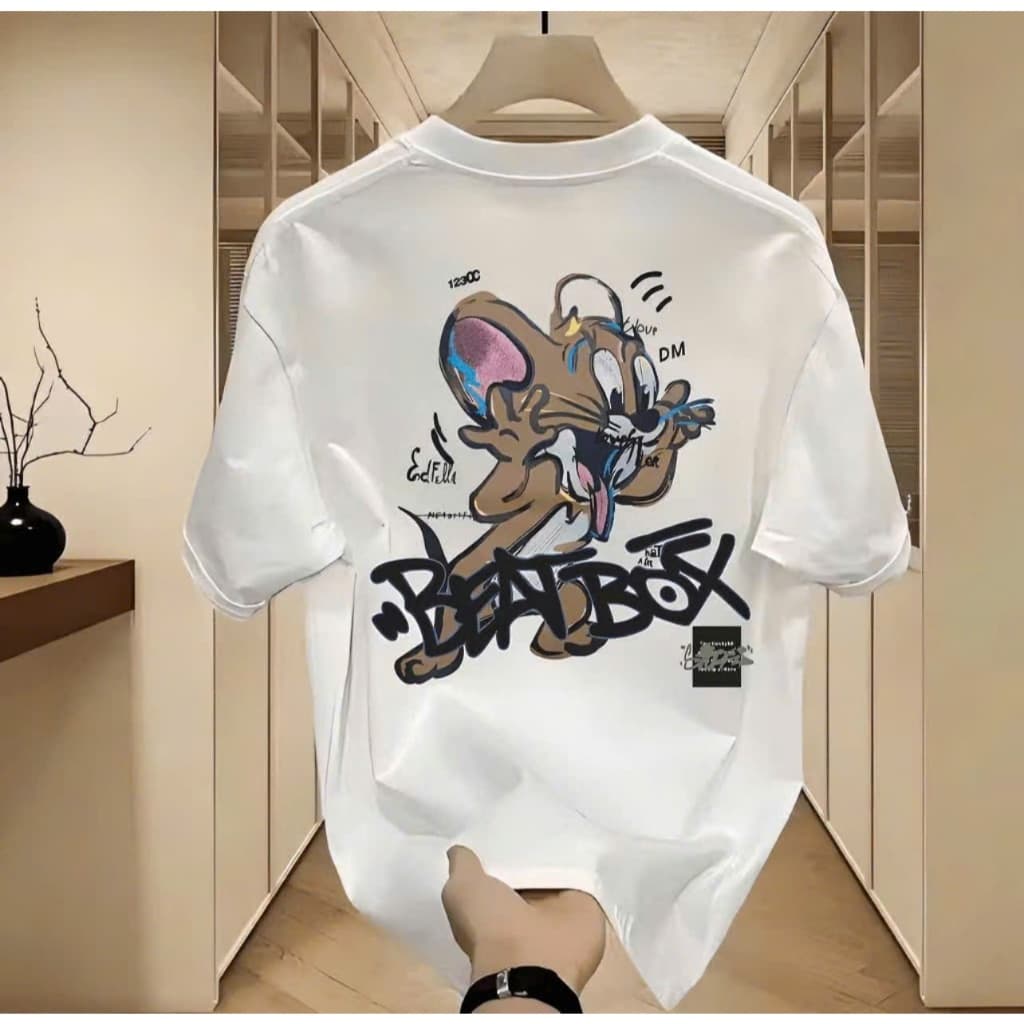 Áo thun BEAT BOX in hình MICKEY unisex nam nữ, chất cotton 100%
