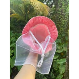Nón bo lưới thỏ nhún  [ sơ sinh đến 20 tháng ] mũ xinh xắn che bụi chống nắng dễ thương 2
