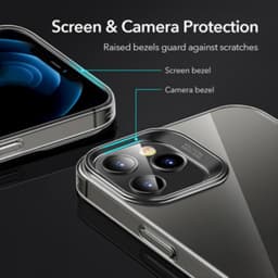 ỐP ESR ICE Shield nhựa dẻo trong suốt chống sốc cho iphone 13promax 4