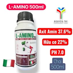 Phân bón lá hữu cơ AMINOLOM 40 (L-AMINO) BioOne Ý 500ml - Phục hồi cây, bung đọt, dưỡng trái, chống stress 1