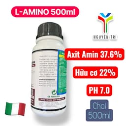 Phân bón lá hữu cơ AMINOLOM 40 (L-AMINO) BioOne Ý 500ml - Phục hồi cây, bung đọt, dưỡng trái, chống stress 2