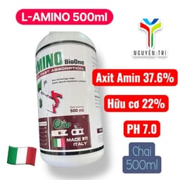 Phân bón lá hữu cơ AMINOLOM 40 (L-AMINO) BioOne Ý 500ml - Phục hồi cây, bung đọt, dưỡng trái, chống stress 5