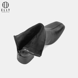 [Tặng hộp 20.10] Boot cao gót nữ ELLY EGM218 da microfiber gót 5.5cm thanh lịch cao cấp 6