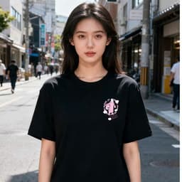 Áo thun Unisex Nam Nữ in hình GẤU TRẮNG MẶC ĐỒ HỒNG, chất cotton 100% - BOONE - BNE00080 2