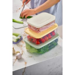 Bộ 3 hộp Nhựa Đựng Thực Phẩm Chữ Nhật Inochi | Trong Suốt Kín Khí, Chịu Nhiệt, An Toàn Sức Khỏe 2