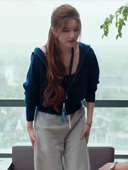 [Sẵn] Set Áo Khoác Nỉ Có Khóa Kéo Mũ Trùm Đầu Dáng Ngắn Phong Cách Triệu Lộ Tư Thu Đông Đi Đà Lạt Sang Chảnh Chali SD38 4