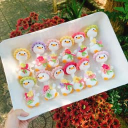 (Hàng sẵn hoả tốc) Móc khoá Len hình Hình Thú, cờ Việt Nam bằng len handmade quà tặng noel Móc khóa cặp đôi  - Erashop 6