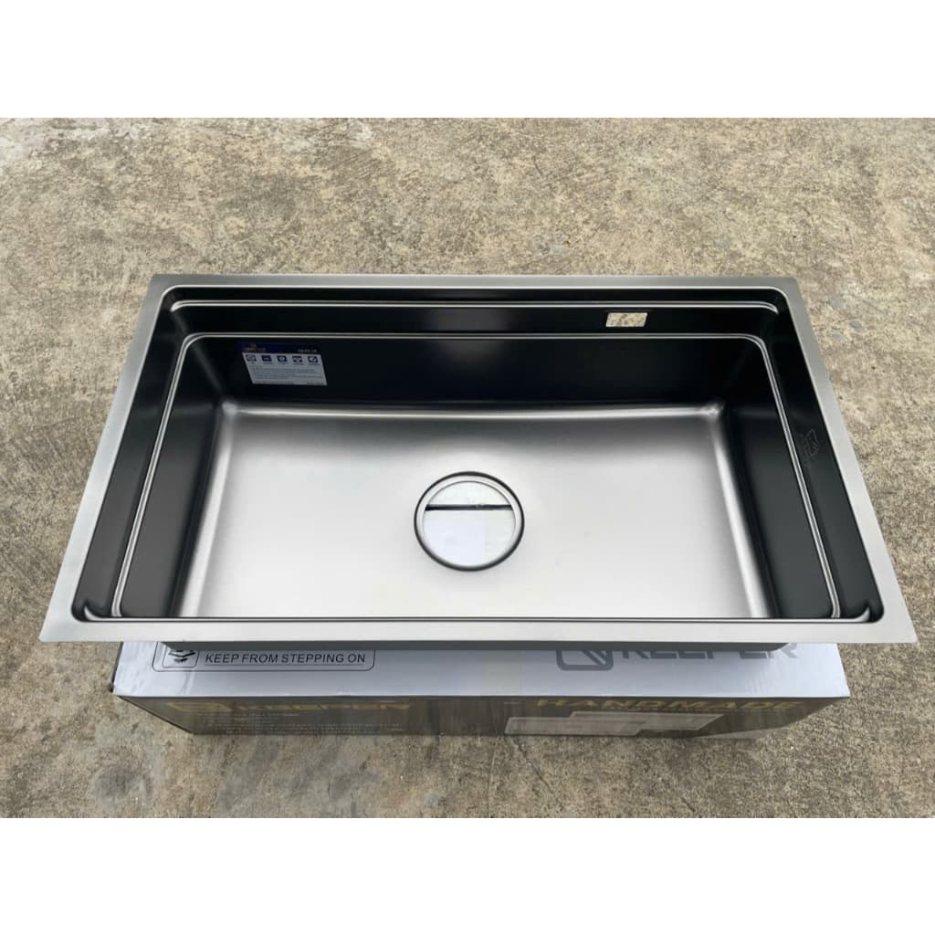 BẾPTỪ, HÚTMÙI | Bon rua inox 1 hố âm bàn | HÀNG CHÍNH HÃNG