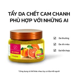 Tẩy Da Chết Body Toàn Thân Quế Hồi Cà Phê / Chanh Đào 380g (Mẫu Mới) 3