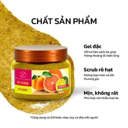 Tẩy Da Chết Body Toàn Thân Quế Hồi Cà Phê / Chanh Đào 380g (Mẫu Mới) 5