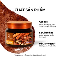 Tẩy Da Chết Body Toàn Thân Quế Hồi Cà Phê / Chanh Đào 380g (Mẫu Mới) 2
