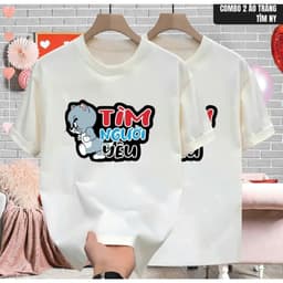 Áo thun Unisex Nam Nữ in chữ Tìm người yêu, chất cotton 100% - BOONE - BNE00104 4