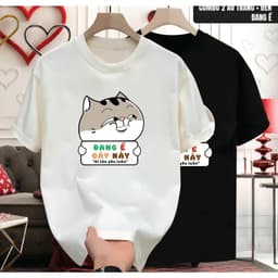 Áo thun slogan ĐANG SỢ Ế – Câu nói hài hước meme, unisex nam nữ, chất cotton 100% 1