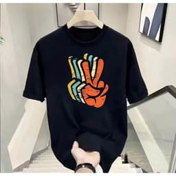 Áo thun Unisex Nam Nữ in hình BÀN TAY SAY HI, chất cotton 100% - BOONE - BNE00116 2