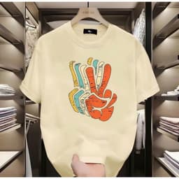 Áo thun Unisex Nam Nữ in hình BÀN TAY SAY HI, chất cotton 100% - BOONE - BNE00116 3