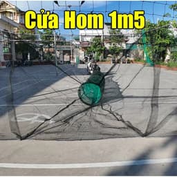 Dớn Chặn Tôm - Tép. Cao 1m4 - Ngang 7m -Đuôi 4m 2