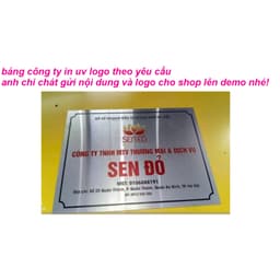 Bảng Công Ty, Bảng Số Nhà Alu Trắng Xước In UV Có Logo – Tặng Kèm Keo Dán Chuyên Dụng, Bền Đẹp Ngoài Trời 4