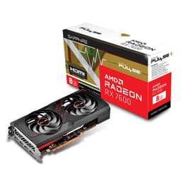 VGA SAPPHIRE PULSE AMD Radeon RX 7600 8GB Chính Hãng NEW 7