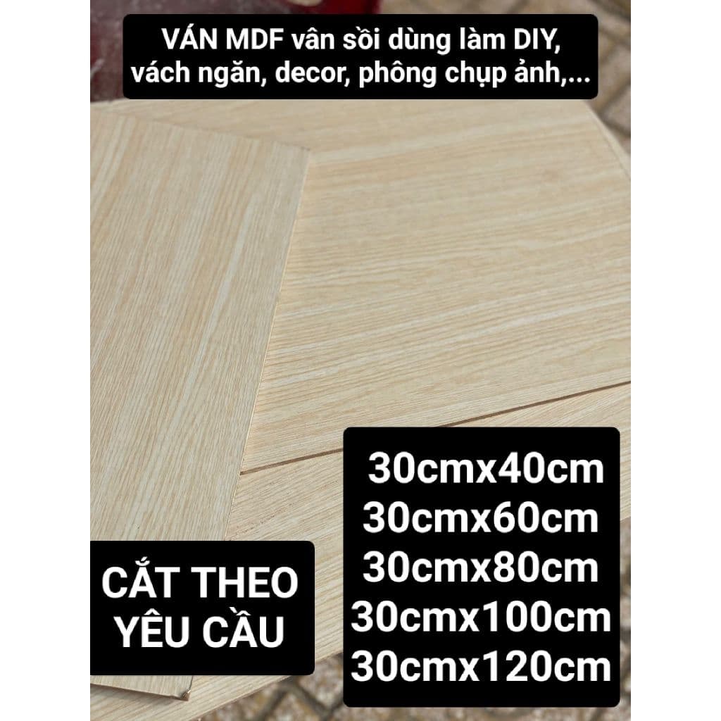 VÁN MDF vân sồi dùng làm decor trang trí , làm vách ngăn , phông nền chụp ảnh ,....... CẮT THEO YÊU CẦU