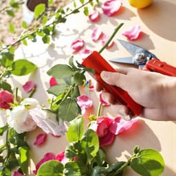 Kìm cắt gai hoa hồng và tuốt lá phụ kiện hoa chuyên dụng 6