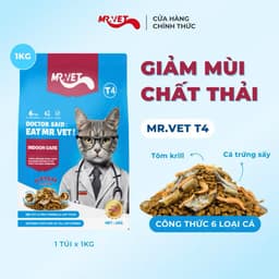 Thức ăn hạt khô MR VET - Túi 1kg Dành cho Mèo Mọi lứa tuổi, Hạt Mix Topping sấy khô nhiều vị 9