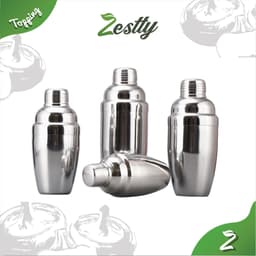 Bình Lắc Pha Chế Shaker Inox Zestty Dụng Cụ Bartender Chuyên Dụng (350ml - 550ml - 700ml - Boston) 6