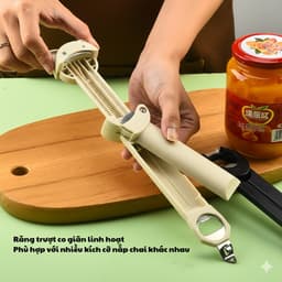 Dụng Cụ Mở Nắp Chai Lọ, Mở Nắp Hộp Đa Năng, Đồ Khui Hộp,Lon Bia 2