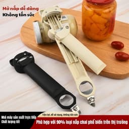 Dụng Cụ Mở Nắp Chai Lọ, Mở Nắp Hộp Đa Năng, Đồ Khui Hộp,Lon Bia 3