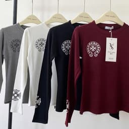 Áo Cổ Tròn Nữ Chất Zip Hình In Cá Tính Năng ĐỘng Trend 4