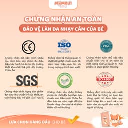 Combo 3 Bịch Tã Bỉm Dán/Quần Momoji Extra Soft NB/S/M/L/XL/XXL/XXXL Mềm Mại, Siêu Mỏng, Siêu Thấm Hút, An Toàn Cho Bé 7