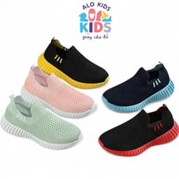 Giày lười cho Mẹ và Bé Đế Mềm Chống Trượt Siêu Nhẹ Phối Lưới Thoáng Khí 5Cho Bé Trai Và Gái 669 1