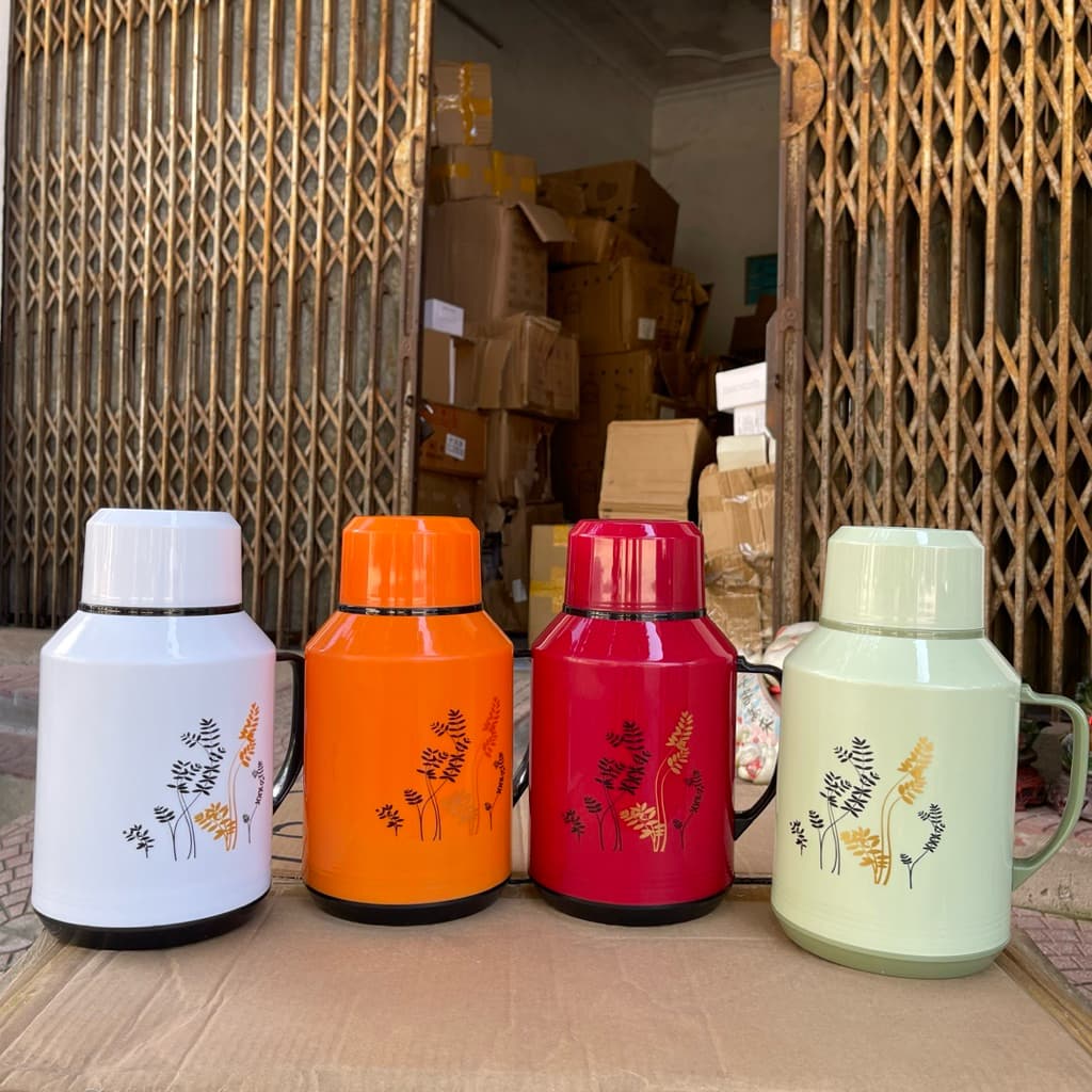 VINBEO Bình thuỷ giữ nhiệt mini 1000ml , Ấm phích nước nhỏ gọn để bàn giữ nhiệt lâu mẫu mới 2025 LY001
