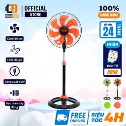 Quạt đứng thân sắt SENKO DTS1607/DTS1601 quạt cây 65W 3 cấp gió mạnh bảo hành chính hãng 24 tháng 1