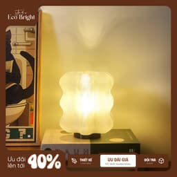Đèn Trang Trí Wavy Edge Decor Góc Làm Việc - Eco Bright Studio 5