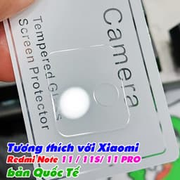 [Ảnh Thật] Kính CL Chống Trầy Camera Xia0mi Redmi Note 11/ Note 11S/ Note 11 PRO Quốc Tế Cường Lực 2.5D 6