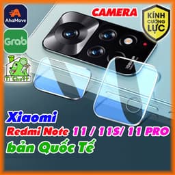 [Ảnh Thật] Kính CL Chống Trầy Camera Xia0mi Redmi Note 11/ Note 11S/ Note 11 PRO Quốc Tế Cường Lực 2.5D 1