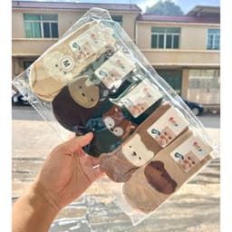 Combo 10 Đôi Tất Vớ Chống Trơn Trượt Nhiều Hình Dễ Thương Cho Bé QM-STORE 8