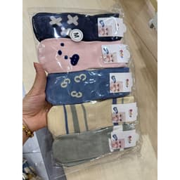 Combo 10 Đôi Tất Vớ Chống Trơn Trượt Nhiều Hình Dễ Thương Cho Bé QM-STORE 3