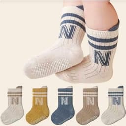 Combo 10 Đôi Tất Vớ Chống Trơn Trượt Nhiều Hình Dễ Thương Cho Bé QM-STORE 4
