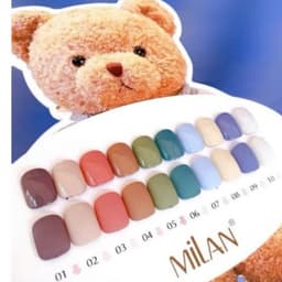 Sét sơn gel Milan 10 màu tông Pastel cực đẹp tặng kèm bảng màu HOT 2