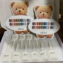 Sét sơn gel Milan 10 màu tông Pastel cực đẹp tặng kèm bảng màu HOT 4