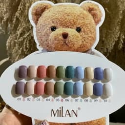 Sét sơn gel Milan 10 màu tông Pastel cực đẹp tặng kèm bảng màu HOT 5