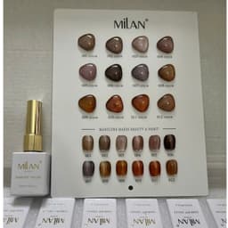 Sét Sơn Gel Mắt Mèo Milan 12 Màu Tặng kèm bảng màu 4